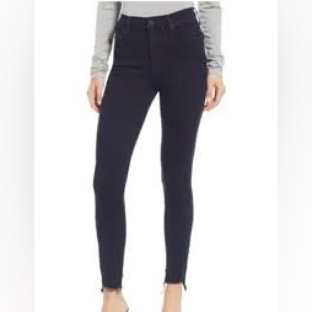MOTHER The Stunner Zip Two Step Fray in Holding Hands